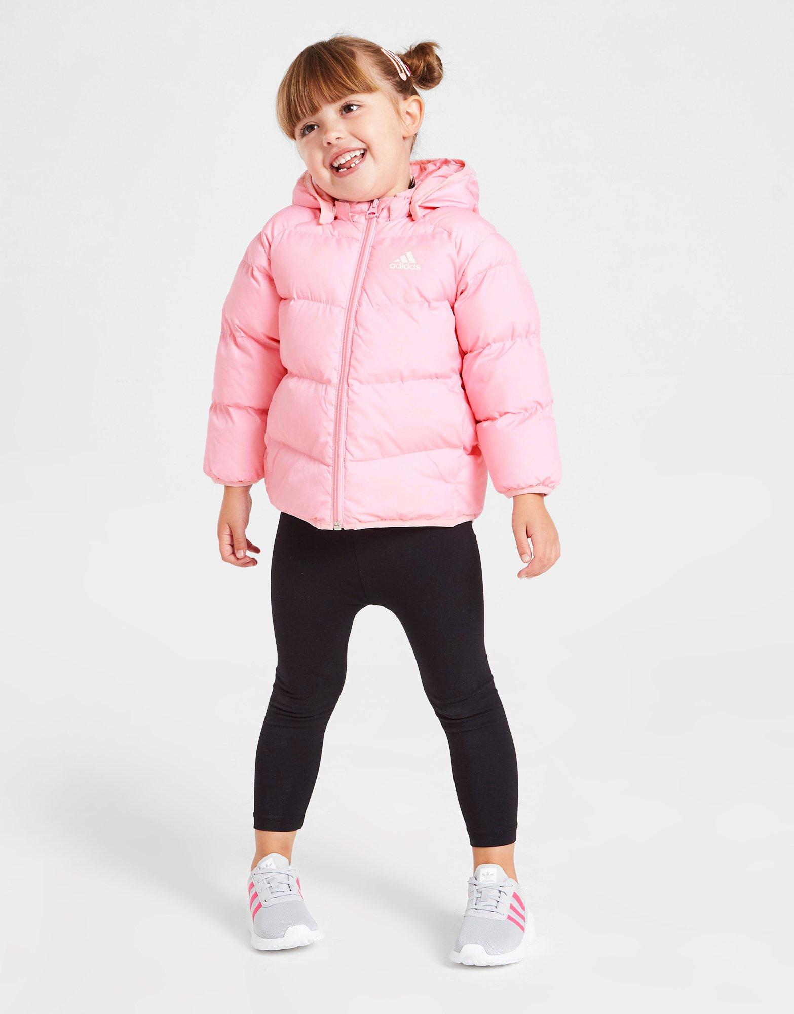 Gyerek kabát ADIDAS KABÁT (G)BOS PAD JKT HR7836 Rózsaszín