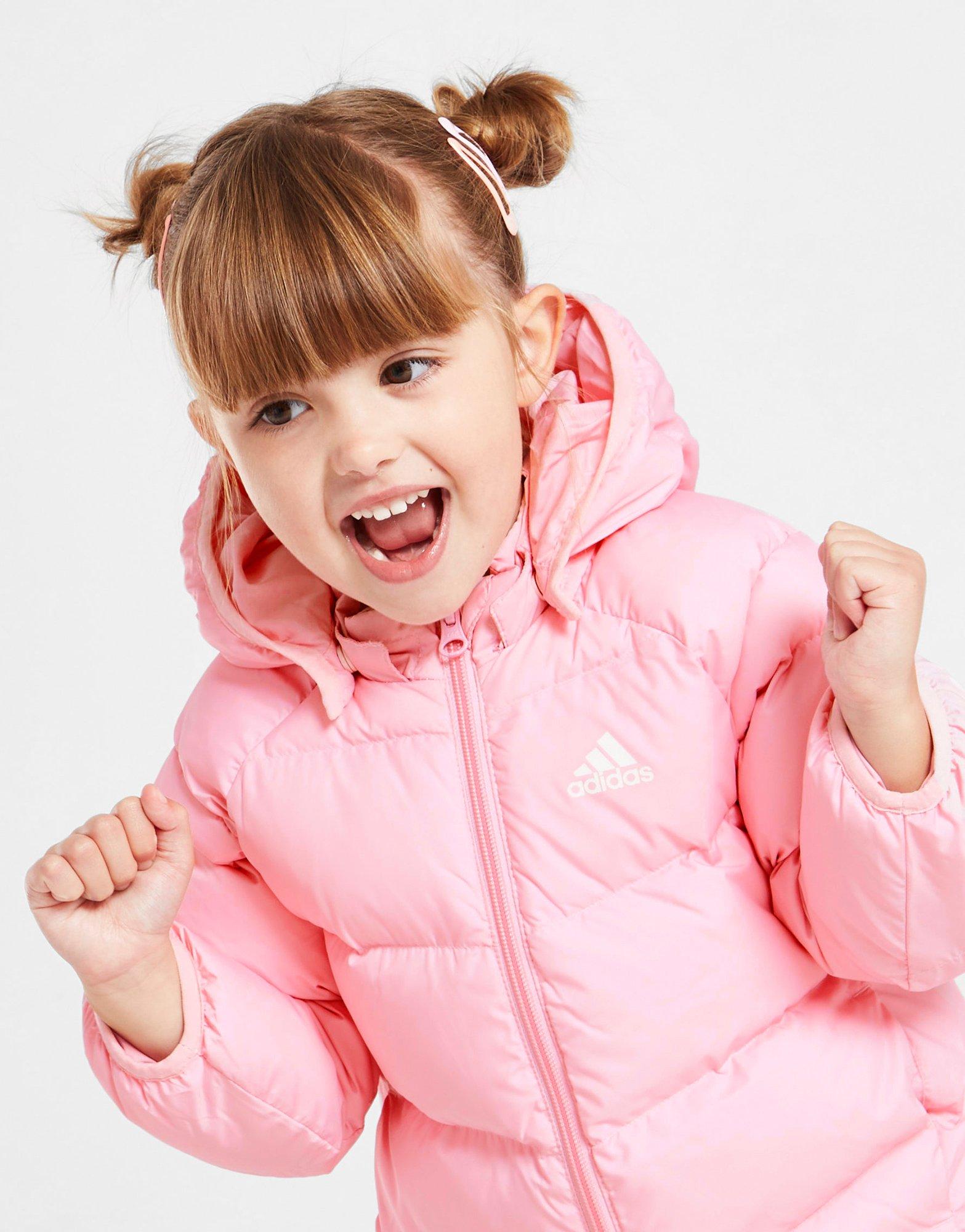 Gyerek kabát ADIDAS KABÁT (G)BOS PAD JKT HR7836 Rózsaszín