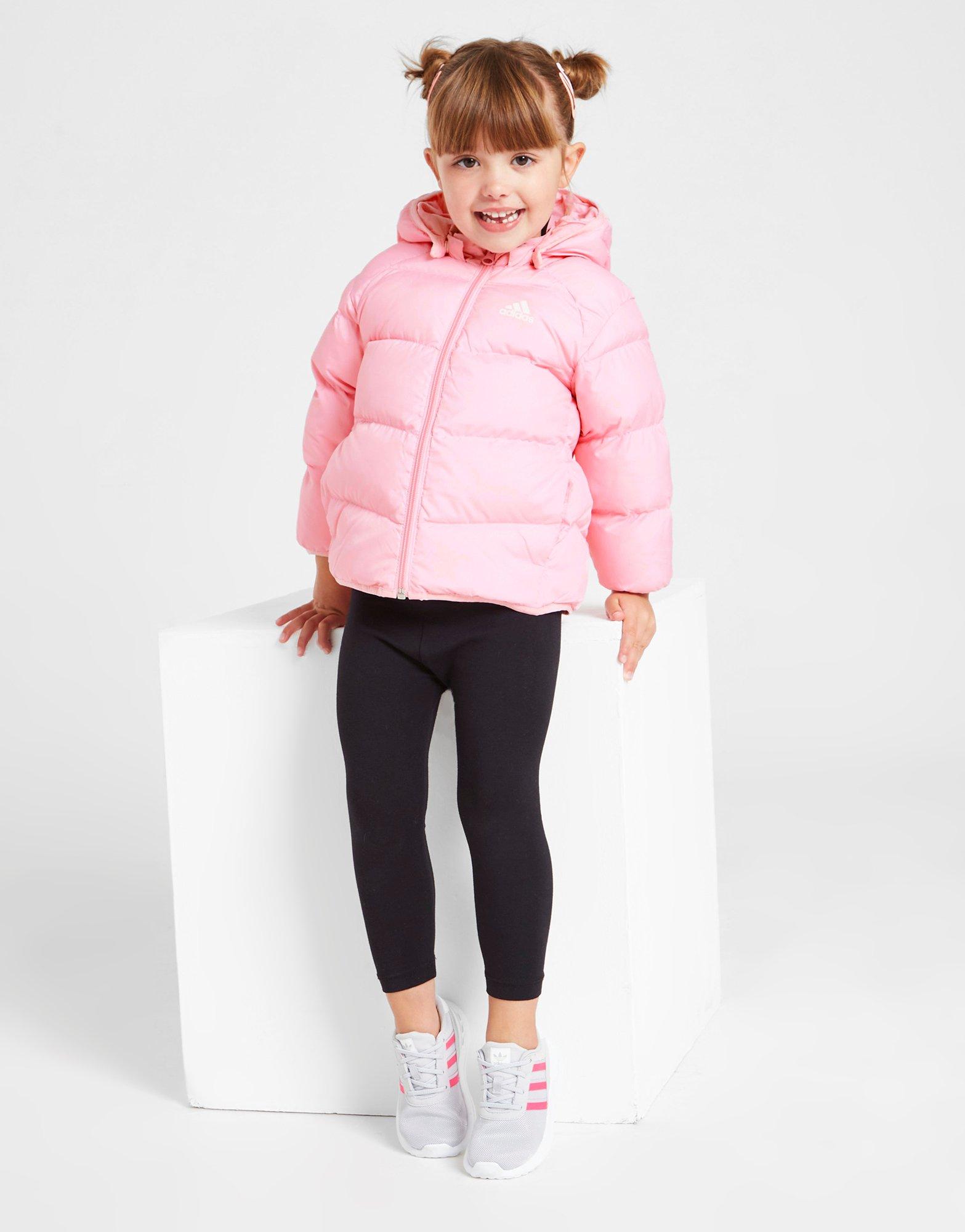 Gyerek kabát ADIDAS KABÁT (G)BOS PAD JKT HR7836 Rózsaszín