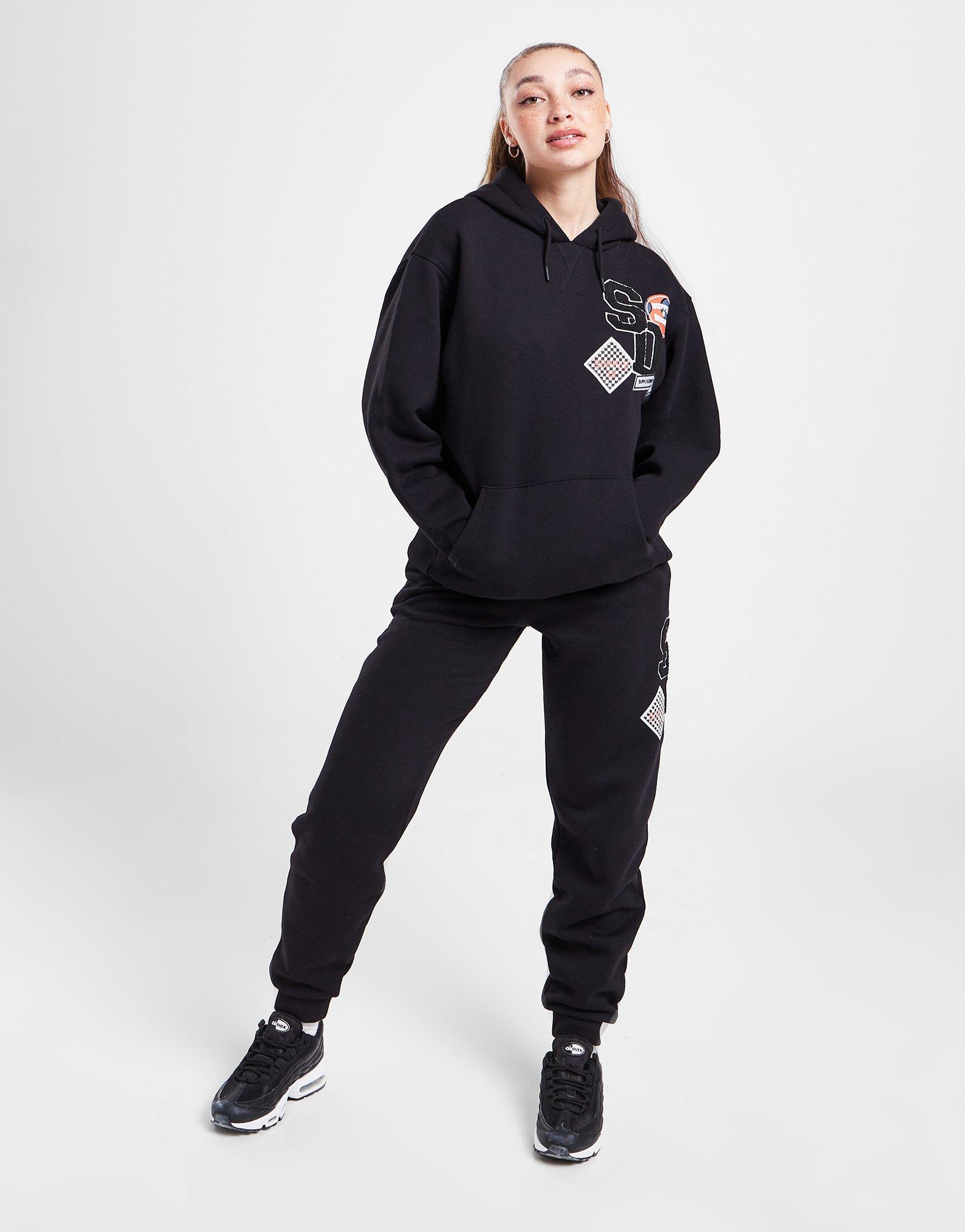 Dámska mikina SUPPLY & DEMAND MIKINA S KAPUCŇOU LOGO BADGE SUPTW16022 Čierna