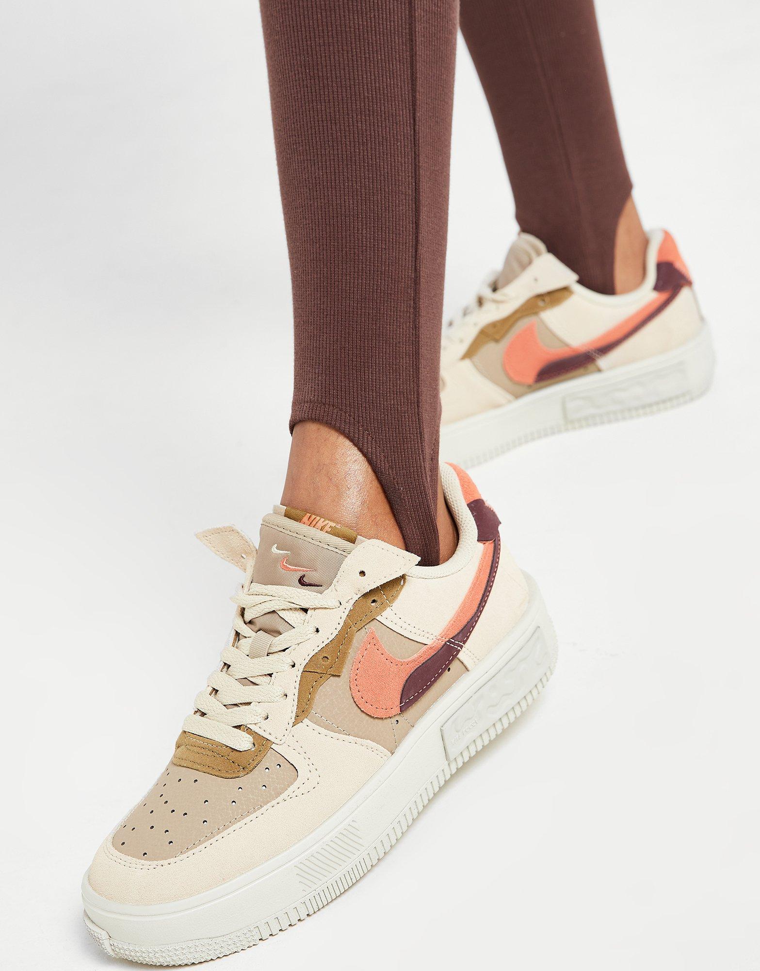 SUPPLY & DEMAND LEGGINGS STIRRUP RIBBED LEGGINGS SUPTW16103BRN Hnedá