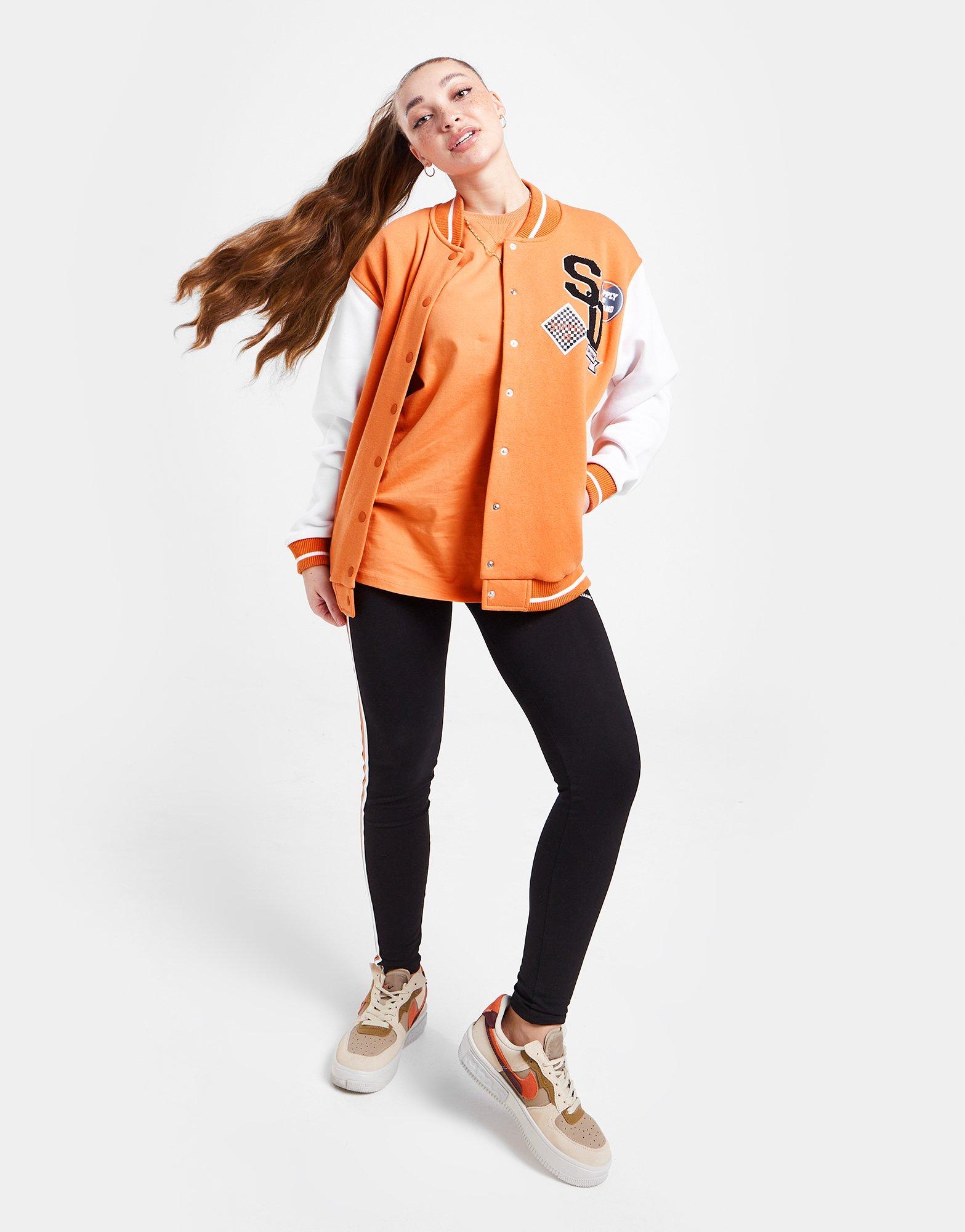 Dámska mikina SUPPLY & DEMAND MIKINA VRSTY OS JKT ORG SUPTW16029ORG Oranžová