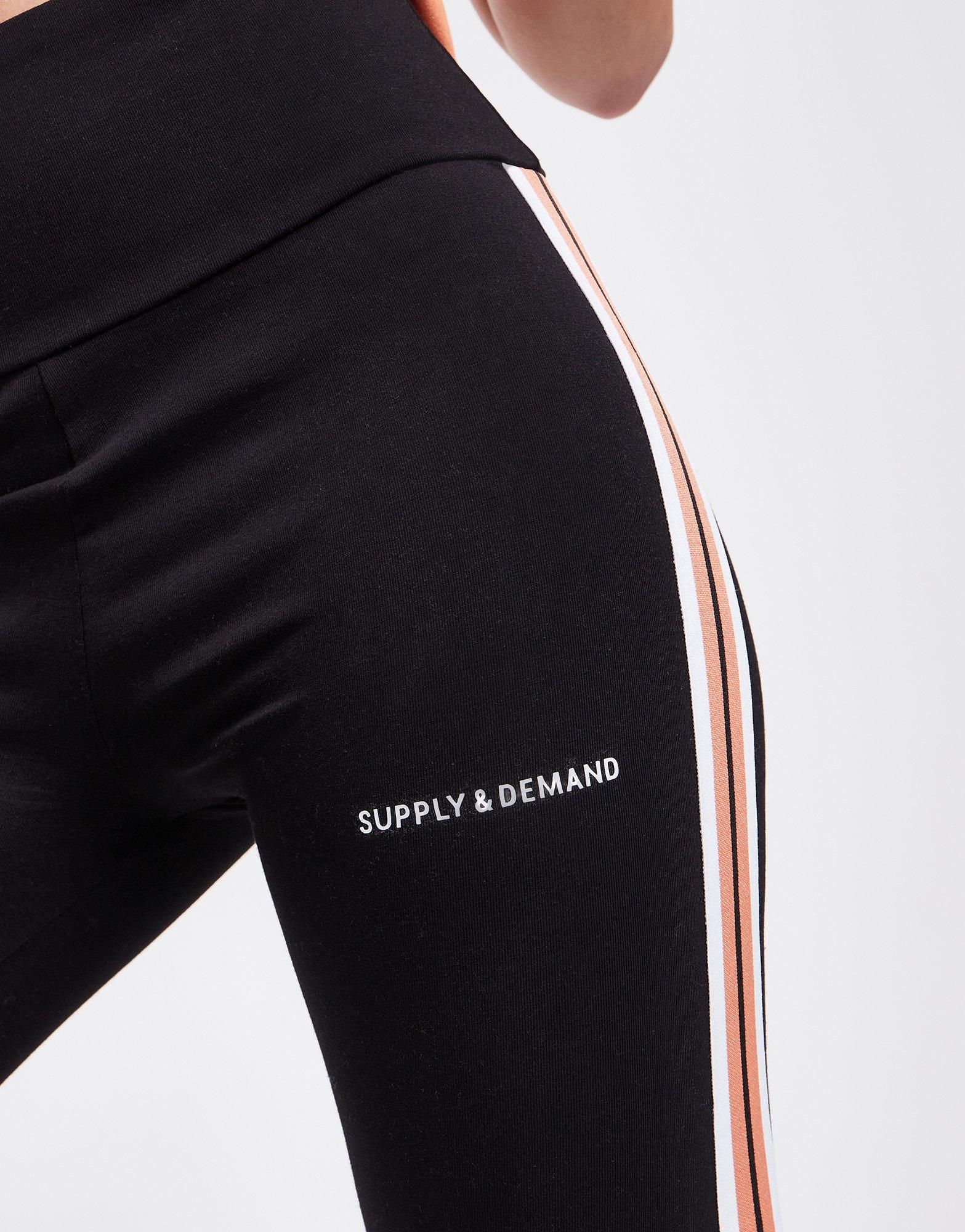 Дамски клин SUPPLY & DEMAND КЛИН ATHLETIC STRIPE КЛИН SUPTW16026BLK Черен