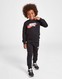 JORDAN BLUZA DBL HBR CREW ST BLK/RD/REF