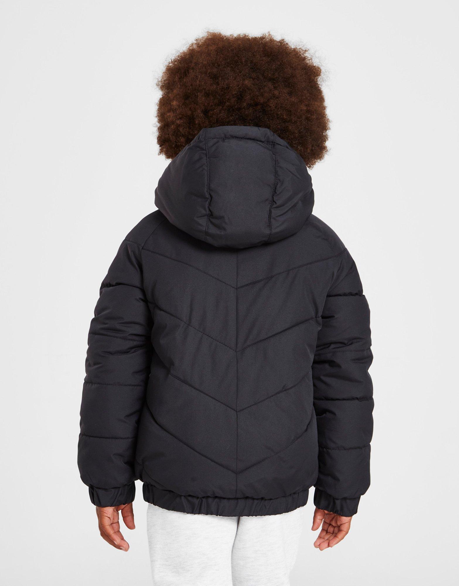 Detská bunda NIKE BUNDA CORE PAD JKT BLK/WHT 86K082-023 Černá