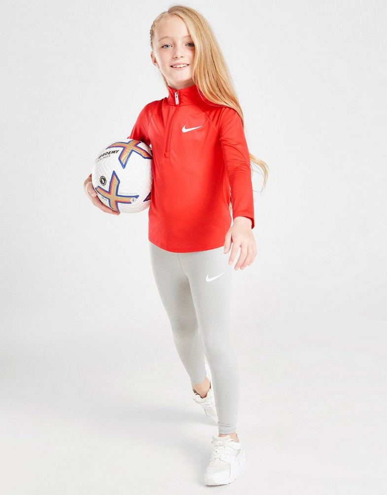 Komplet dresowy dziecięcy NIKE KOMPLET (G)QZ/PRO TGHT ST 36K162GAK Szary