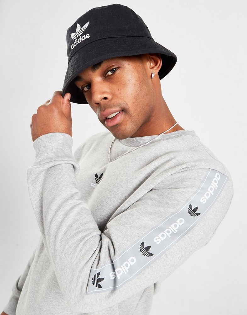Pánska mikina ADIDAS TAPE CREW SWEATSHIRT HR8223 Sivá