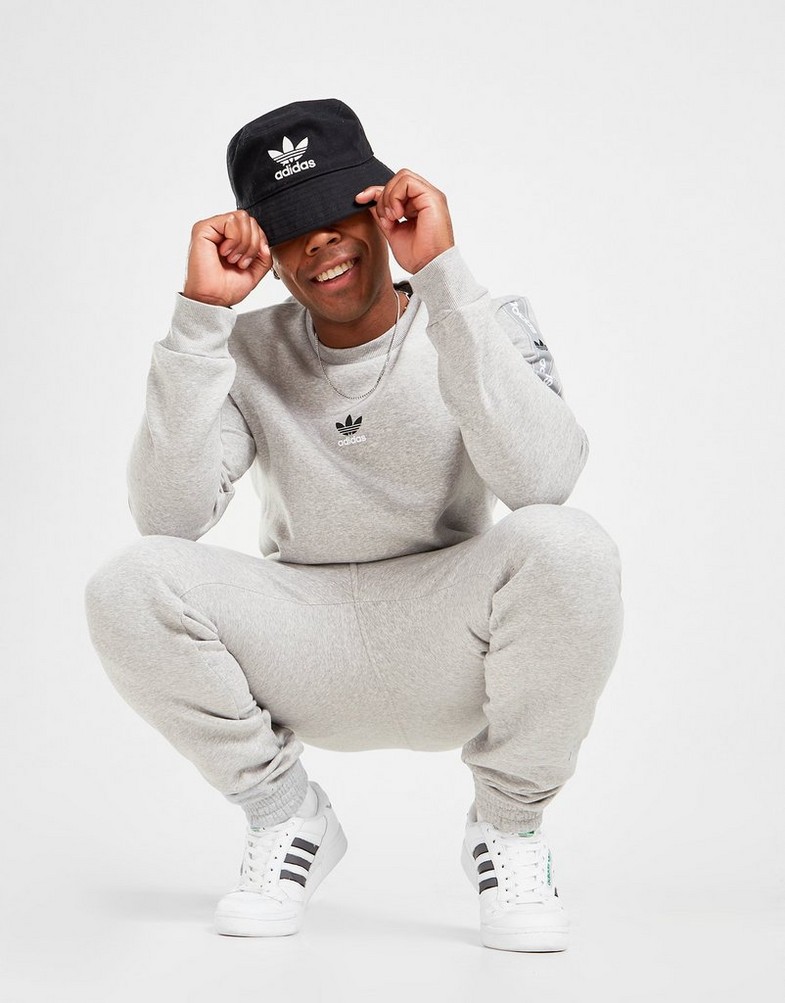 Pánska mikina ADIDAS TAPE CREW SWEATSHIRT HR8223 Sivá