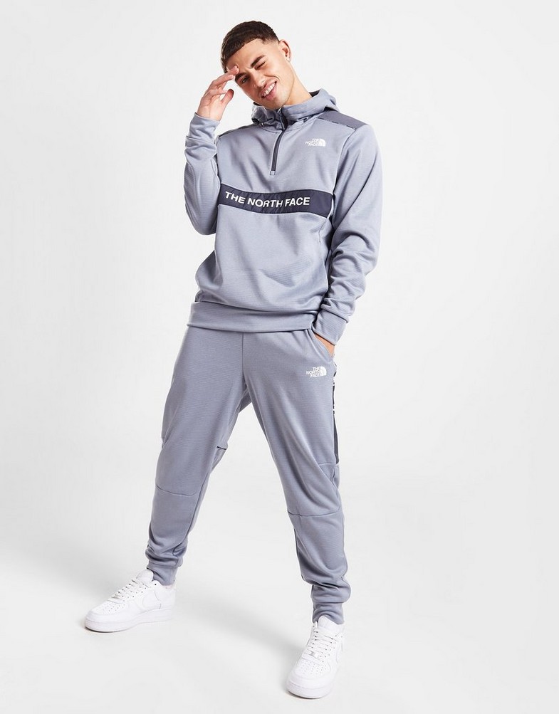 Bluza męska THE NORTH FACE BLUZA Z KAPTUREM T+L 1/4 ZIP HD TW NF0A82DIZDK1 Szary