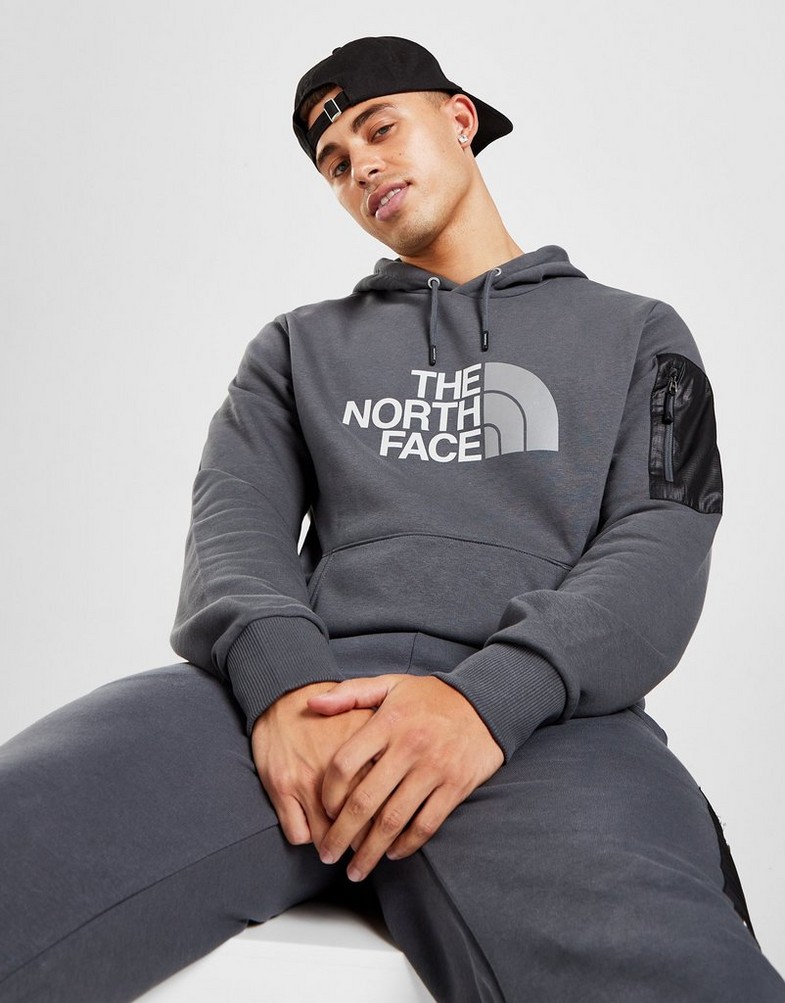 Bluza męska THE NORTH FACE BLUZA Z KAPTUREM BONDI+ L/L HD VAN NF0A5IJOD761 Szary