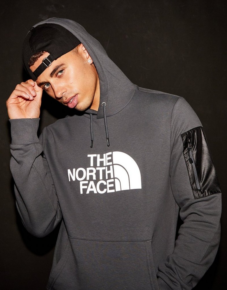 Bluza męska THE NORTH FACE BLUZA Z KAPTUREM BONDI+ L/L HD VAN NF0A5IJOD761 Szary