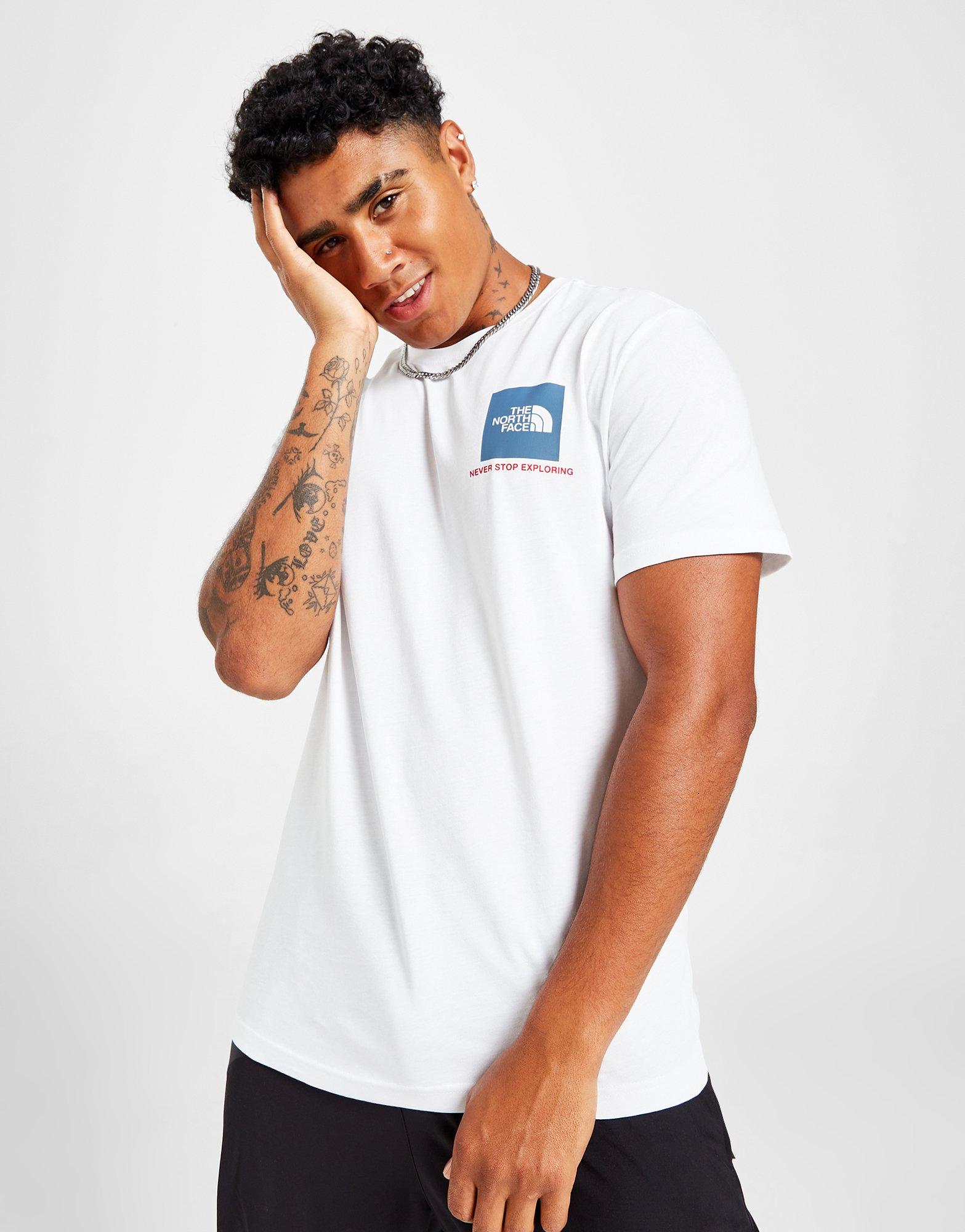 THE NORTH FACE T-SHIRT FINE BOX T WH NF0A3OF9ILY1 | kolor