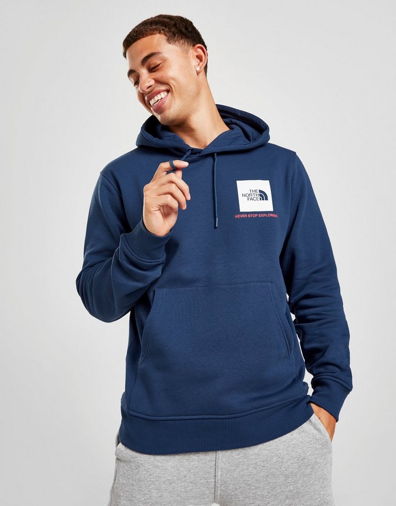 Bluza męska THE NORTH FACE BLUZA Z KAPTUREM FINE BOX HD SHADY NF0A7ZGXHDC1 Niebieski