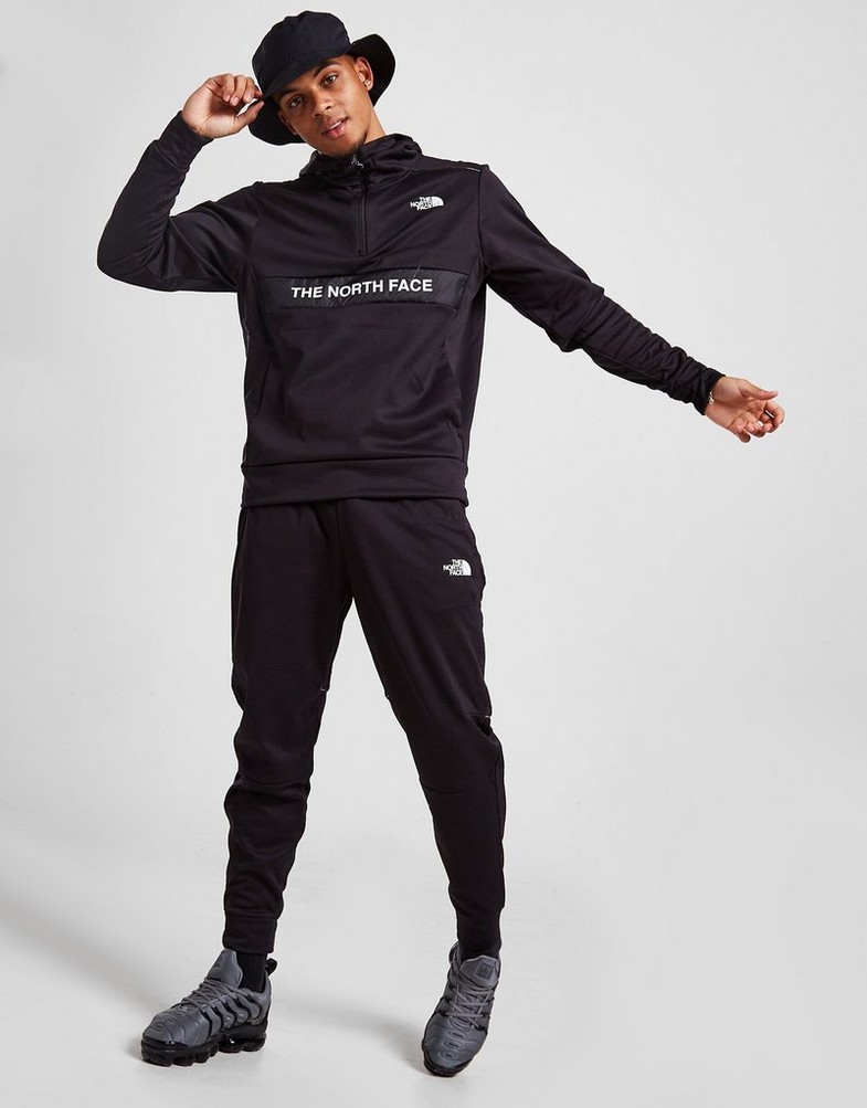 Bluza męska THE NORTH FACE BLUZA Z KAPTUREM T+L 1/4 ZIP HD BK NF0A82DI6H81 Czarny