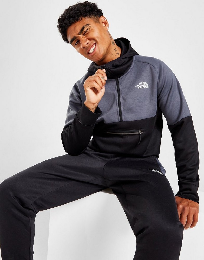 Bluza męska THE NORTH FACE Z KAPTUREM TEK 1/4 ZIP HOODIE NF0A7STJNY71 Szary