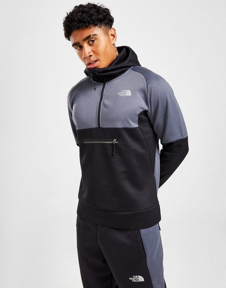Bluza męska THE NORTH FACE Z KAPTUREM TEK 1/4 ZIP HOODIE NF0A7STJNY71 Szary