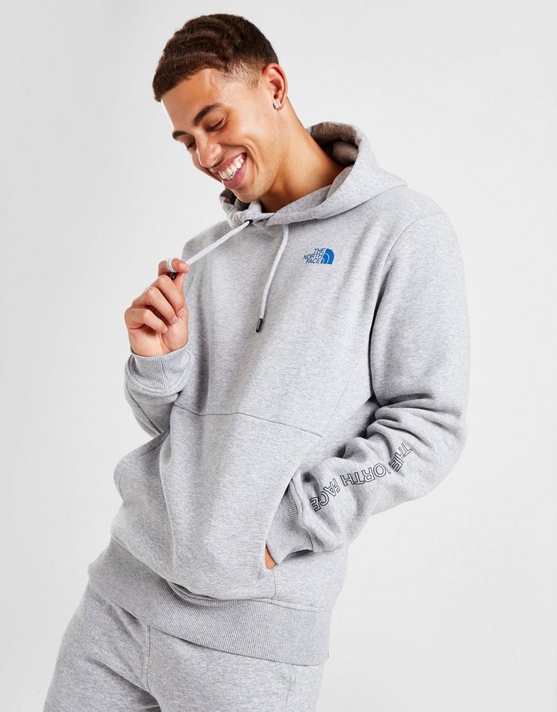Bluza męska THE NORTH FACE Z KAPTUREM OUTLINE HOODIE NF0A83FEDYX1 Szary