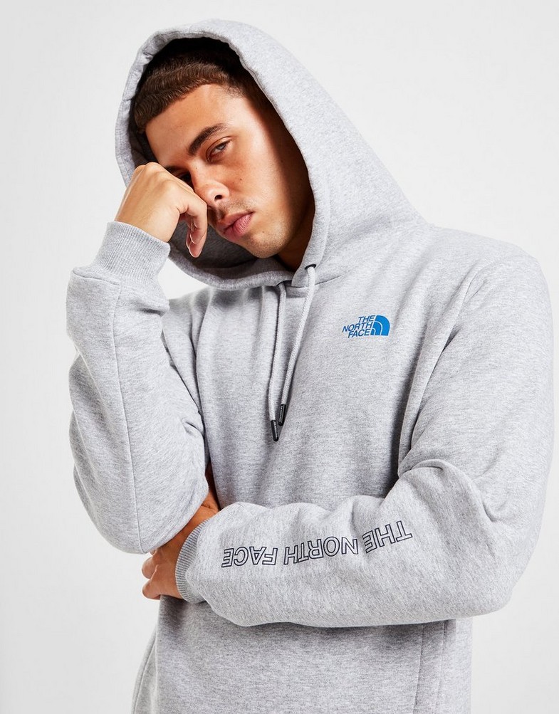 Bluza męska THE NORTH FACE Z KAPTUREM OUTLINE HOODIE NF0A83FEDYX1 Szary