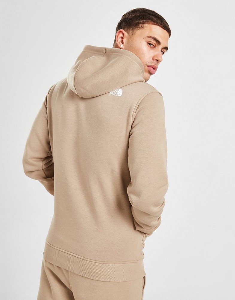 Bluza męska THE NORTH FACE BLUZA Z KAPTUREM FINE BOX HD FLAX HOOD3 Beżowy