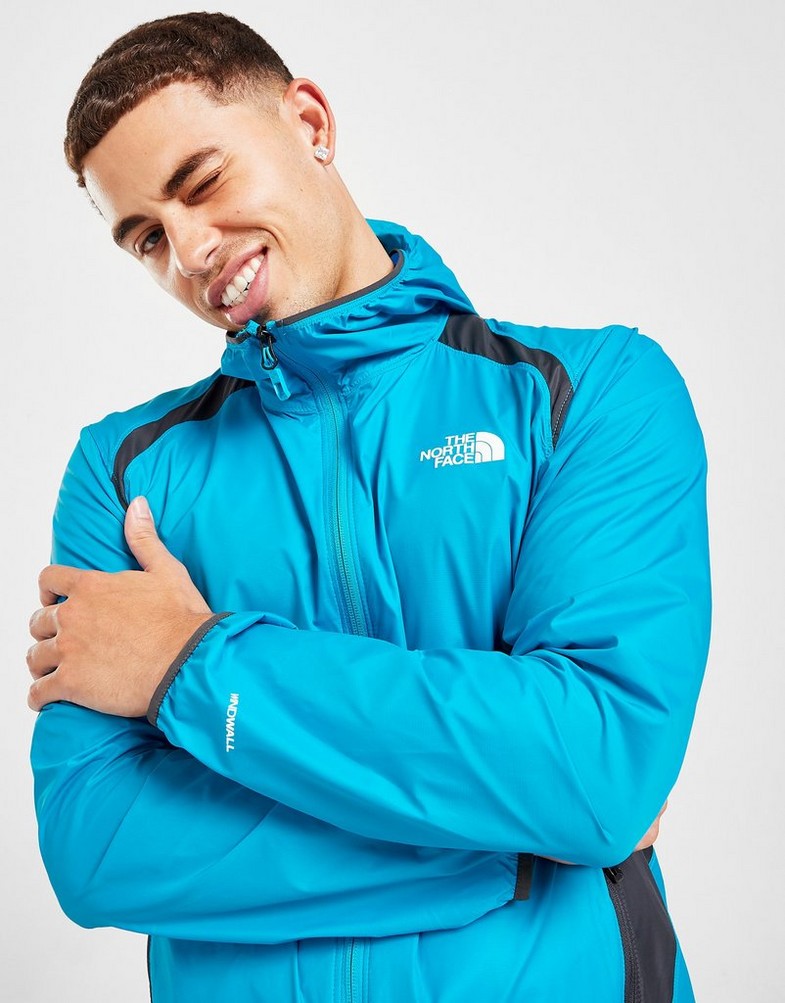 Kurtka męska THE NORTH FACE PRZEJŚCIOWA RUNNING WIND JACKET NF0A7SSA8L81 Niebieski