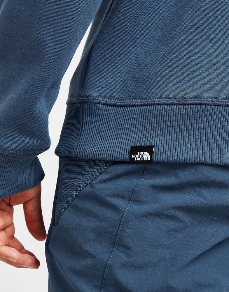 Bluza męska THE NORTH FACE ZWYKŁA FINE BOX CREW SWEATSHIRT NF0A7ZKPHDC1 Niebieski