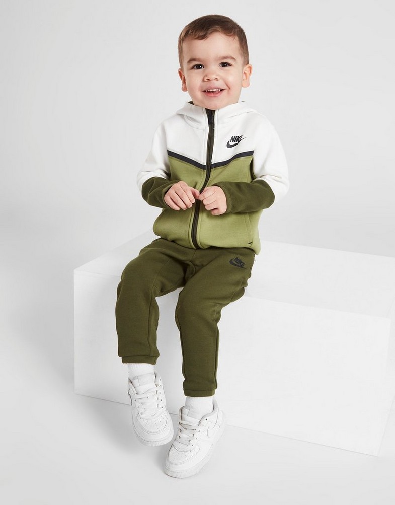 Detská tepláková súprava NIKE SÚPRAVA TECH FZ HD SUIT 56H052ECO Khaki