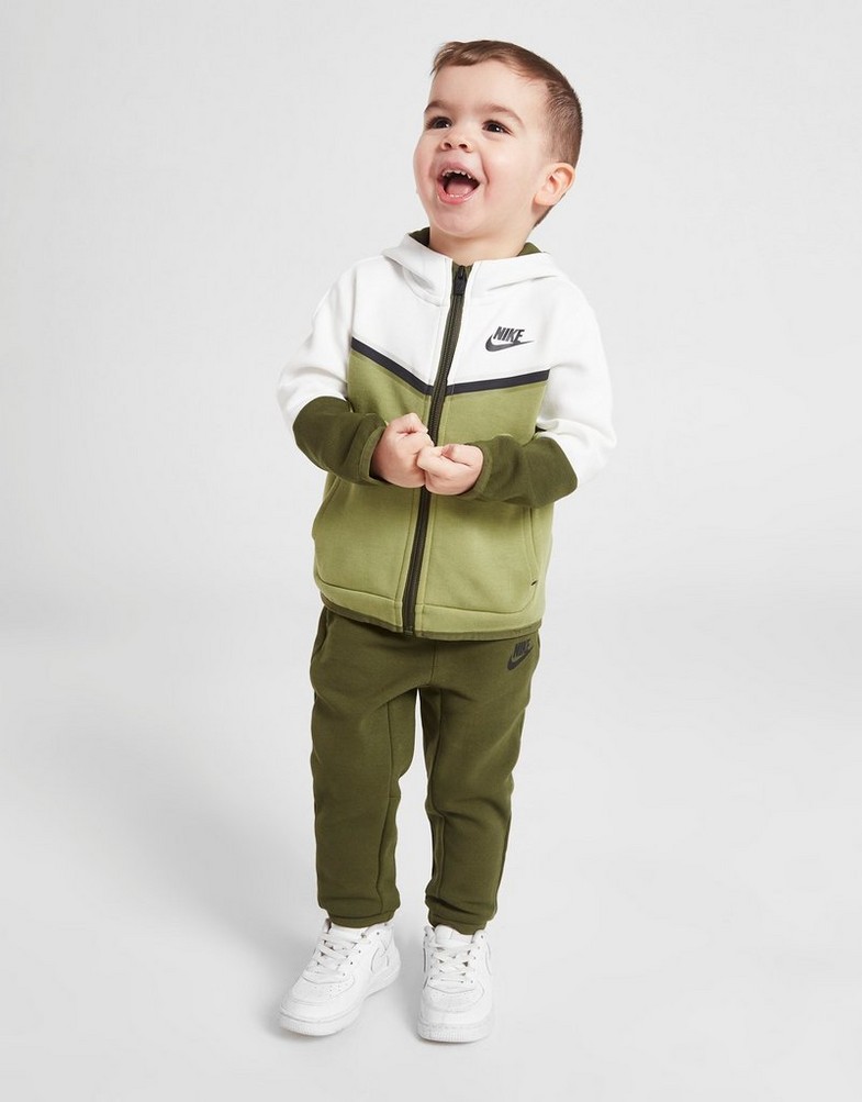 Detská tepláková súprava NIKE SÚPRAVA TECH FZ HD SUIT 56H052ECO Khaki
