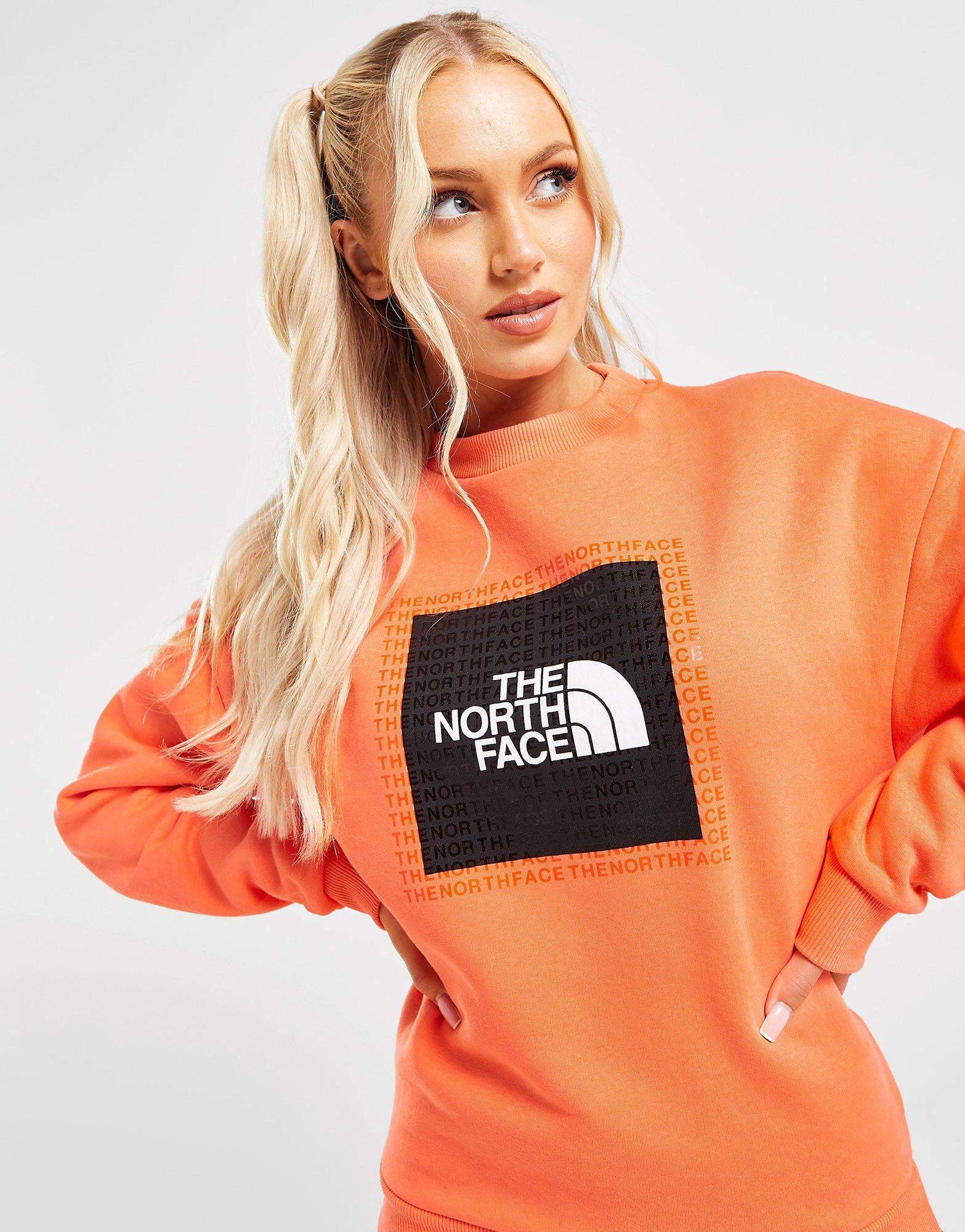 Orange north face clearance jumper