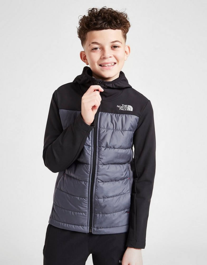 THE NORTH FACE ORTALION SOFTSHELL HYBRID JACKET JUNIOR NF0A82DFNY71 Czarny