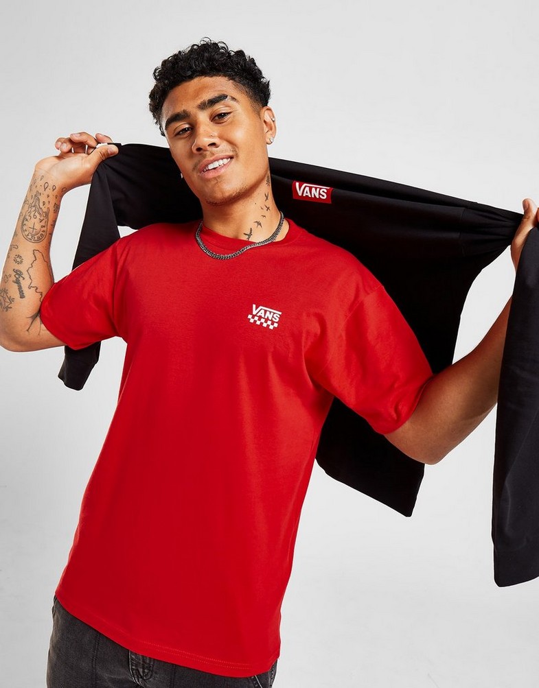 Koszulka, t-shirt męski VANS T-SHIRT CORE TEE VN0A7TLG0PZ1 Czerwony