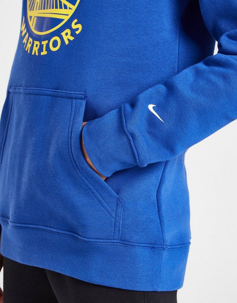 Koszulka, t-shirt dziecięcy NIKE KRÓTKI RĘKAW NBA GOLDEN STATE WARRIORS CURRY #30 HOODIE JUNIOR 2Z2B7FDE2GSW Niebieski