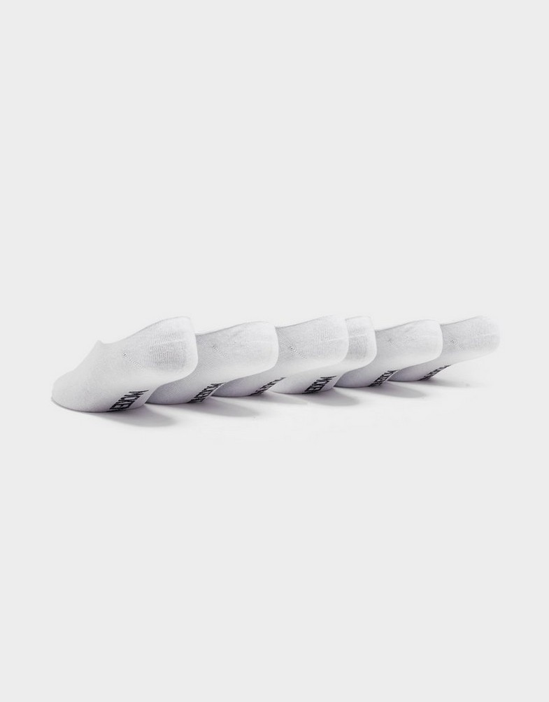 Dámske ponožky MCKENZIE 6-PACK INVISIBLE SOCKS  MCKAA15455W Biela