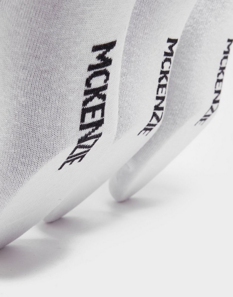 Dámske ponožky MCKENZIE 6-PACK INVISIBLE SOCKS  MCKAA15455W Biela