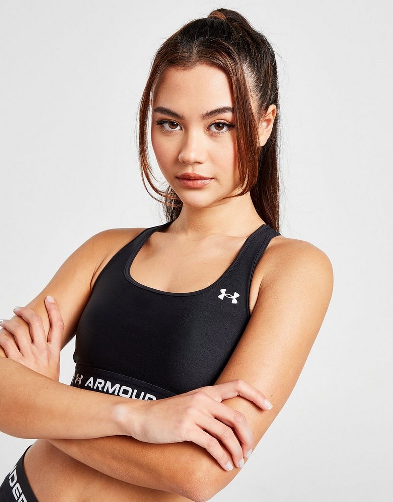 Stanik sportowy damski UNDER ARMOUR BRA 'HG WBAND BRA BLK' 1375499-001 Czarny