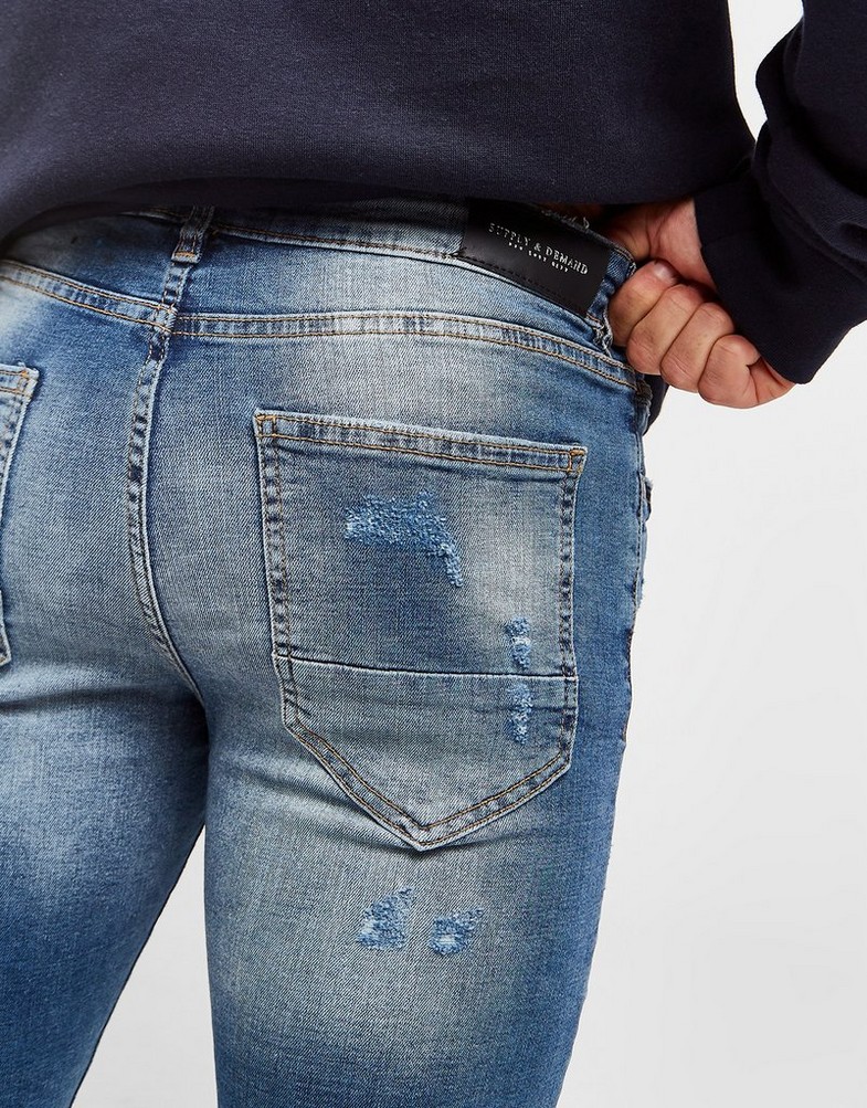 SUPPLY & DEMAND DALLAS JEANS  SUPTM16166 Czarny