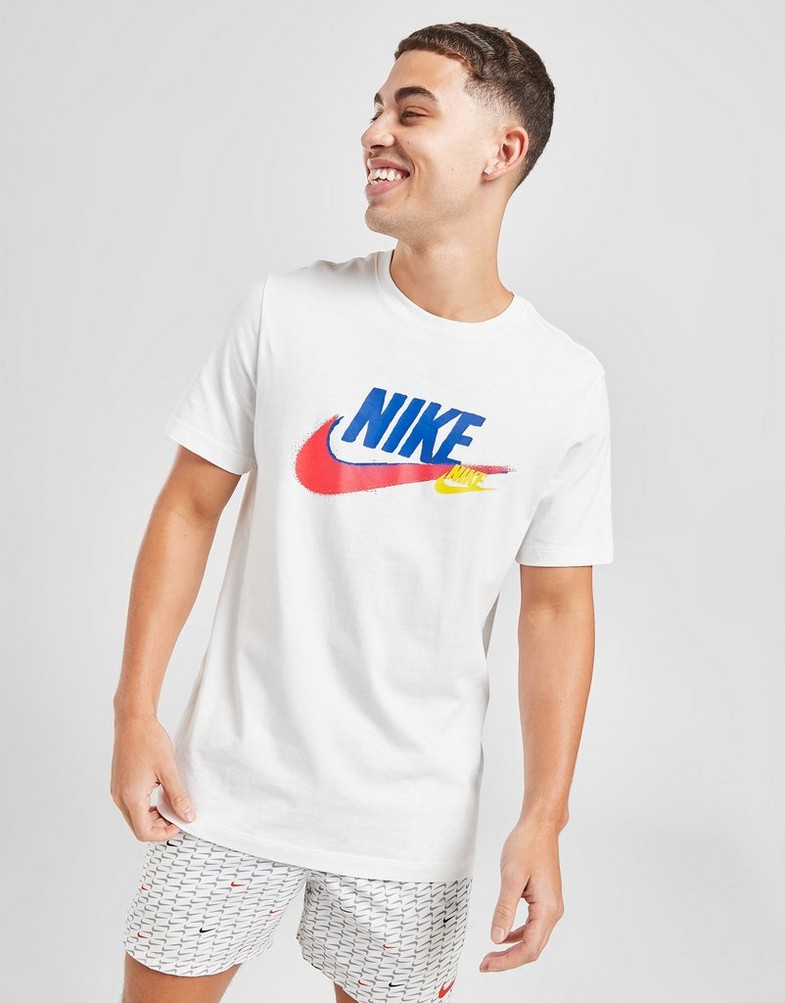 Koszulka, t-shirt męski NIKE T-SHIRT FESTIVAL FUTURA T-SHIRT FB1074100 Biały