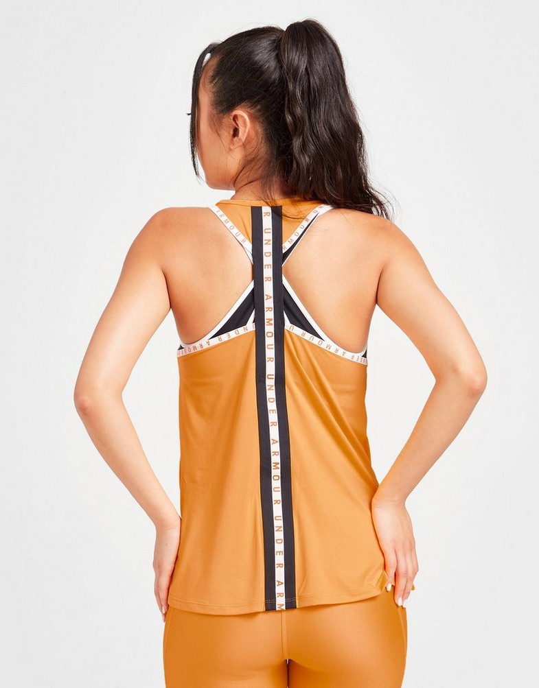 UNDER ARMOUR BEZRĘKAWNIK KNOCKOUT TANK TOP 1351596-782 Pomarańczowy
