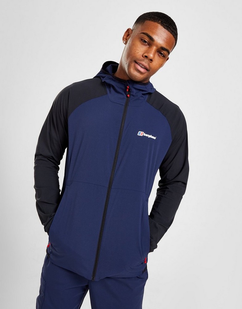 Kurtka męska BERGHAUS PRZEJŚCIOWA THERAN FULL ZIP JACKET 4A001037DM5 Niebieski