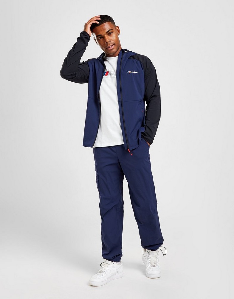 Kurtka męska BERGHAUS PRZEJŚCIOWA THERAN FULL ZIP JACKET 4A001037DM5 Niebieski