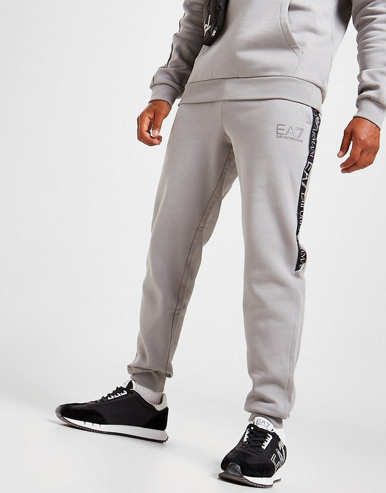 Komplet dresowy męski EMPORIO ARMANI DRES TAPE REFLECT OVERHEAD TRACKSUIT 6LPVJ2PJ07Z1907 Szary
