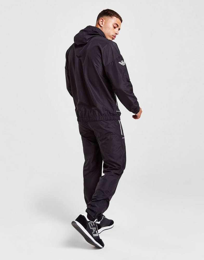 Komplet dresowy męski EMPORIO ARMANI DRES TENNIS EAGLE TRACKSUIT 8NPV08PN4HZ0200 Czarny