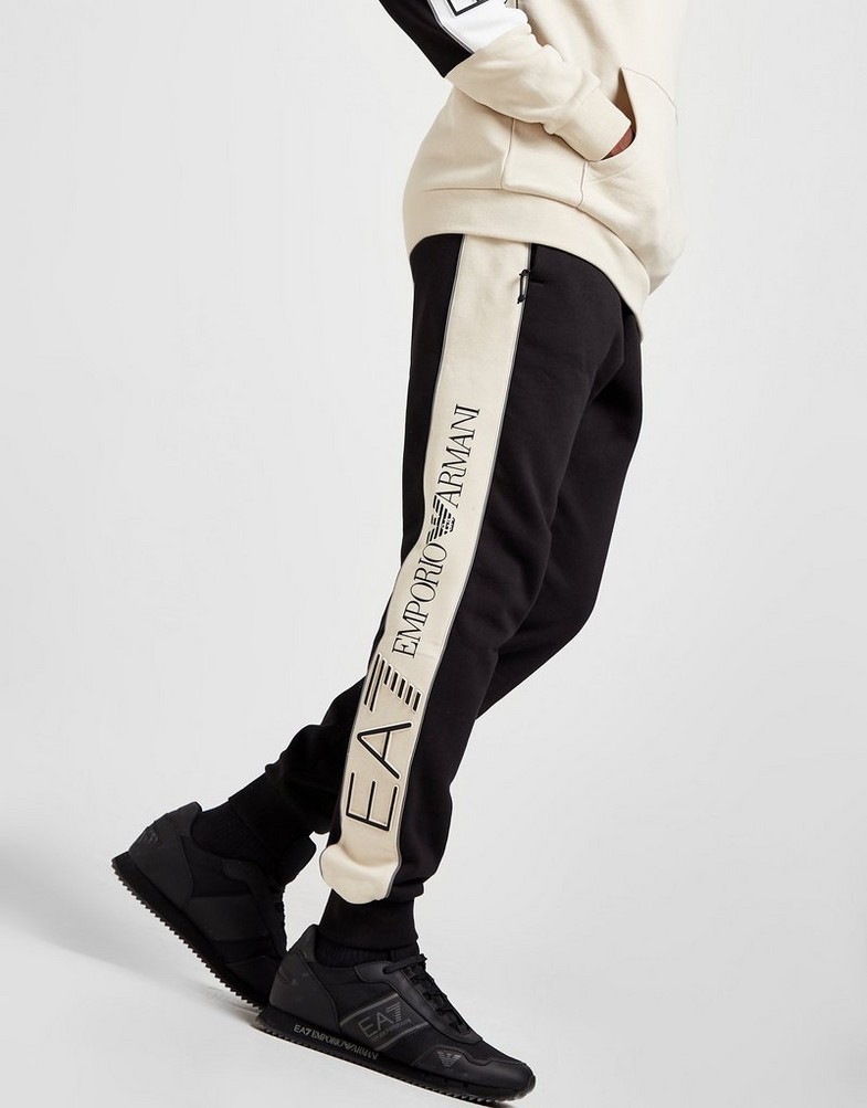 EMPORIO ARMANI TRENINGOWE COLOUR BLOCK JOGGERS 6LPP60PJ07Z0200 Czarny