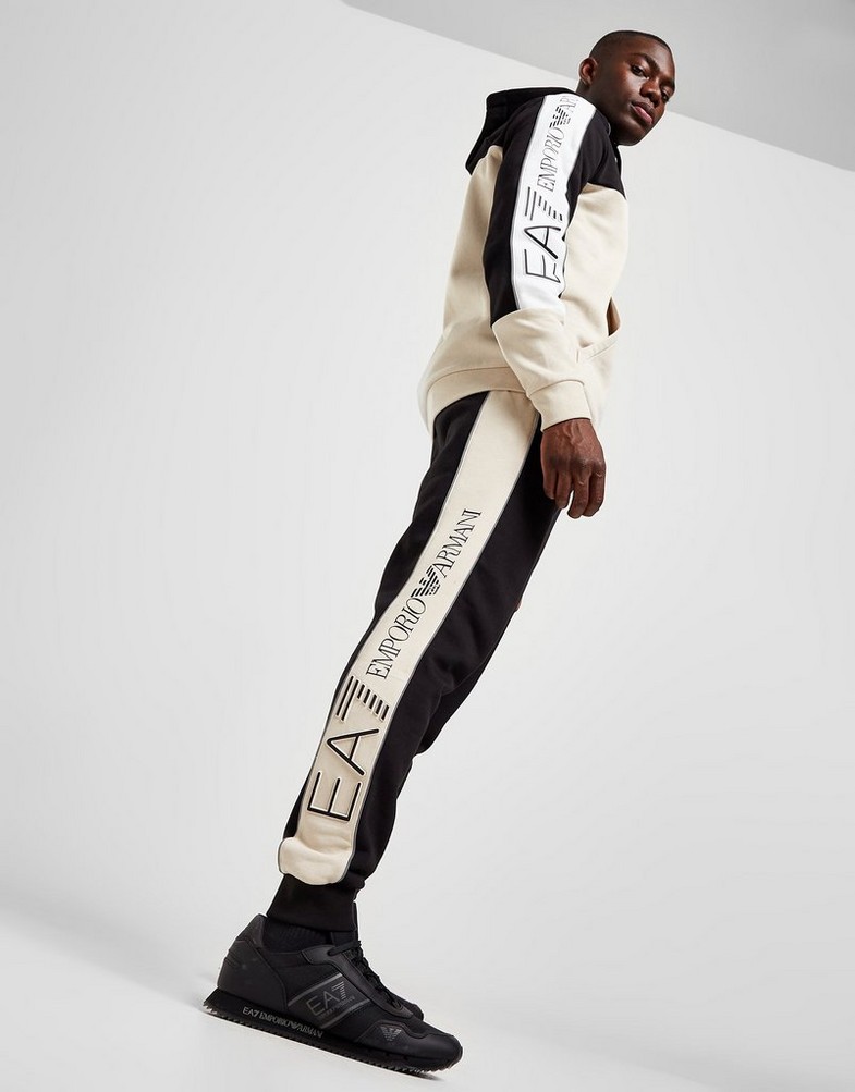 EMPORIO ARMANI TRENINGOWE COLOUR BLOCK JOGGERS 6LPP60PJ07Z0200 Czarny