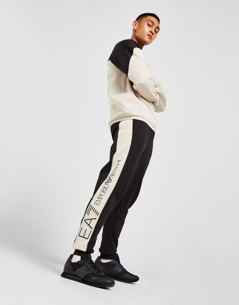 EMPORIO ARMANI TRENINGOWE COLOUR BLOCK JOGGERS 6LPP60PJ07Z0200 Czarny