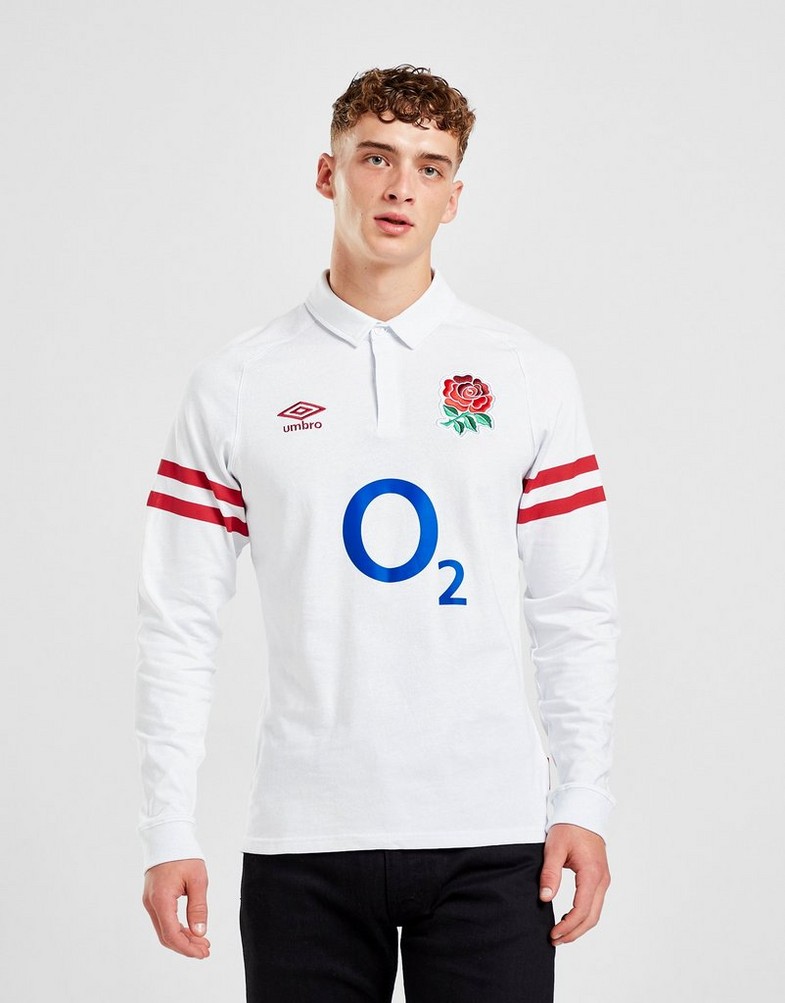 UMBRO KRÓTKI RĘKAW ENGLAND RFU 2022/23 LONG SLEEVE CLASSIC SHIRT