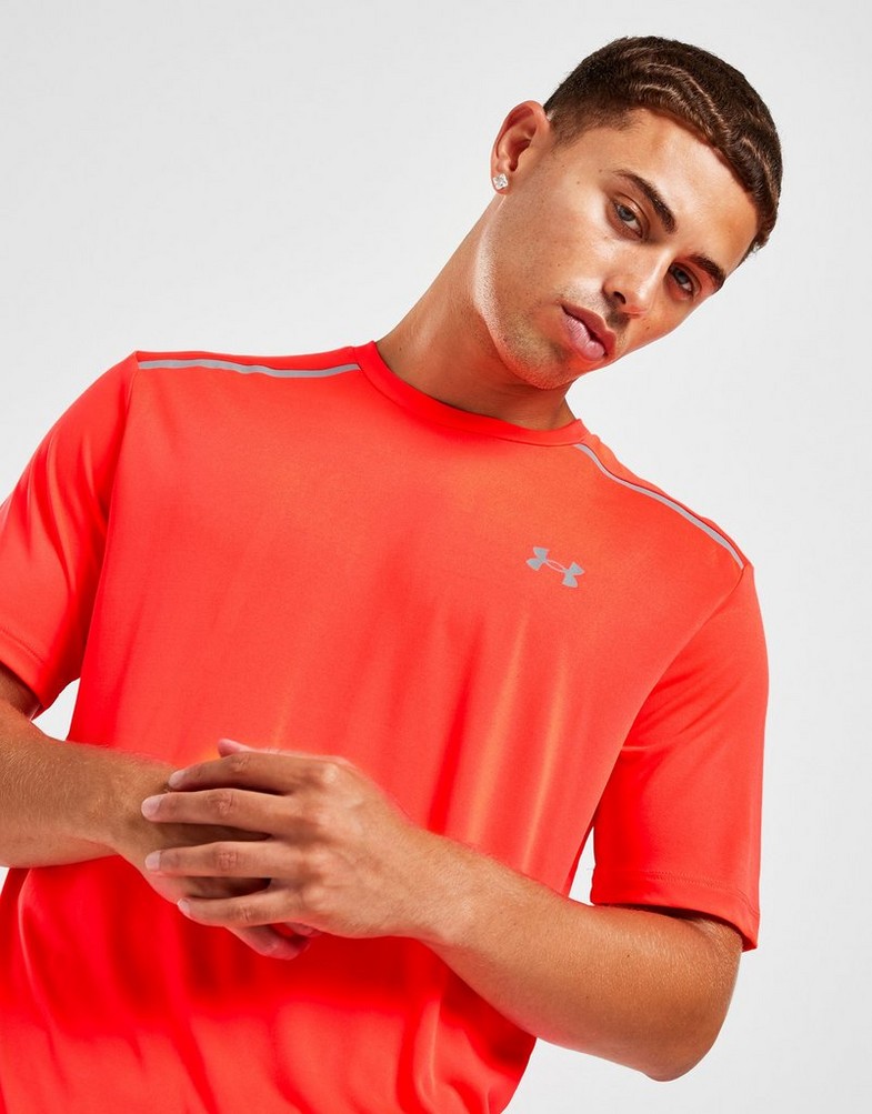 Koszulka, t-shirt męski UNDER ARMOUR T-SHIRT 1375724-810 Czerwony