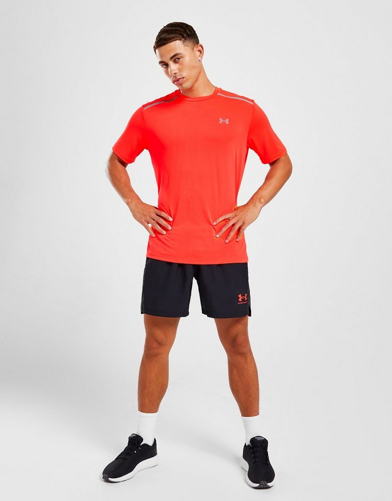 Koszulka, t-shirt męski UNDER ARMOUR T-SHIRT 1375724-810 Czerwony
