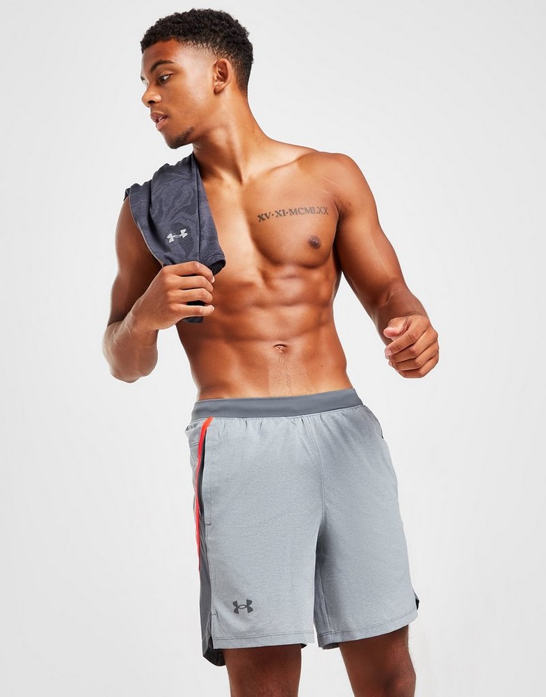 Krótkie spodenki, szorty męskie UNDER ARMOUR SZORTY 1361493-016 Szary