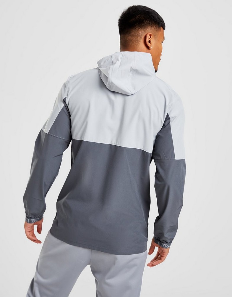 Bluza męska UNDER ARMOUR BLUZA ROZP.Z KAPT.VANISH PIT GRY 1375711-012 Szary