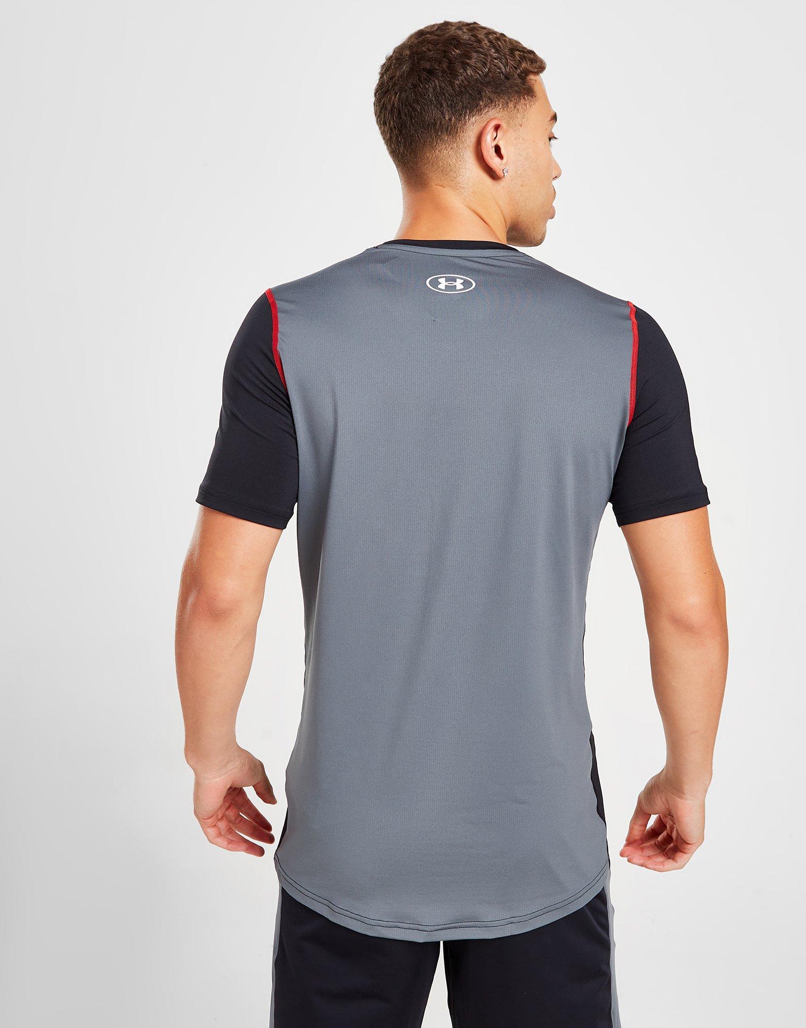 Чоловічі футболки UNDER ARMOUR ФУТБОЛКА HG TEE 1375721-001 Чорний